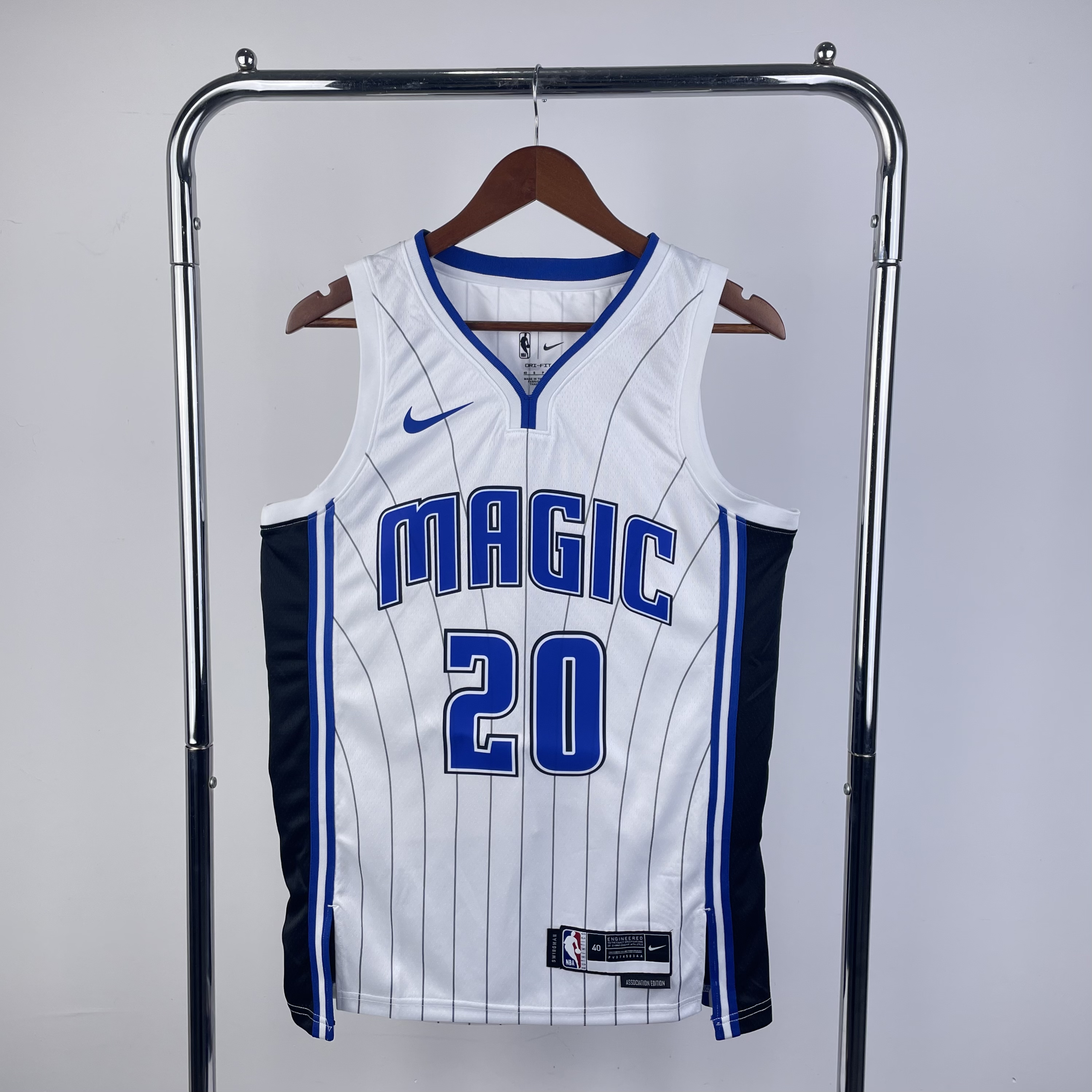 Men Orlando Magic #20 Fultz White Season Nike 2023 NBA Jersey->orlando magic->NBA Jersey